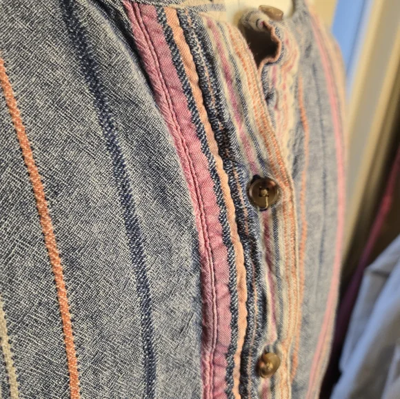 Isaac Mizrahi Striped Shirt - Picture 3 of 7